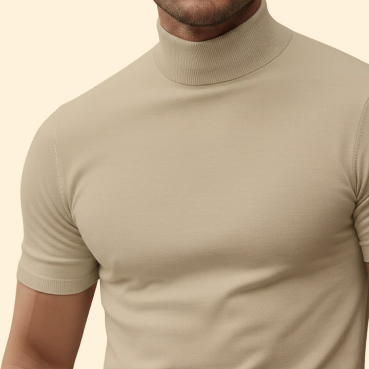 Men’s Modern Mock Neck Tee