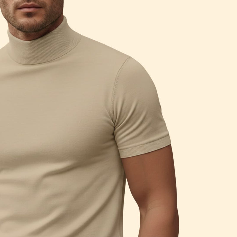 Men’s Modern Mock Neck Tee