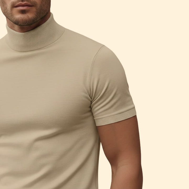 Men’s Modern Mock Neck Tee
