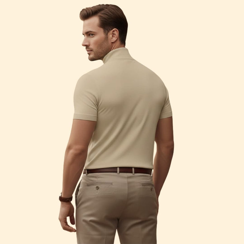 Men’s Modern Mock Neck Tee