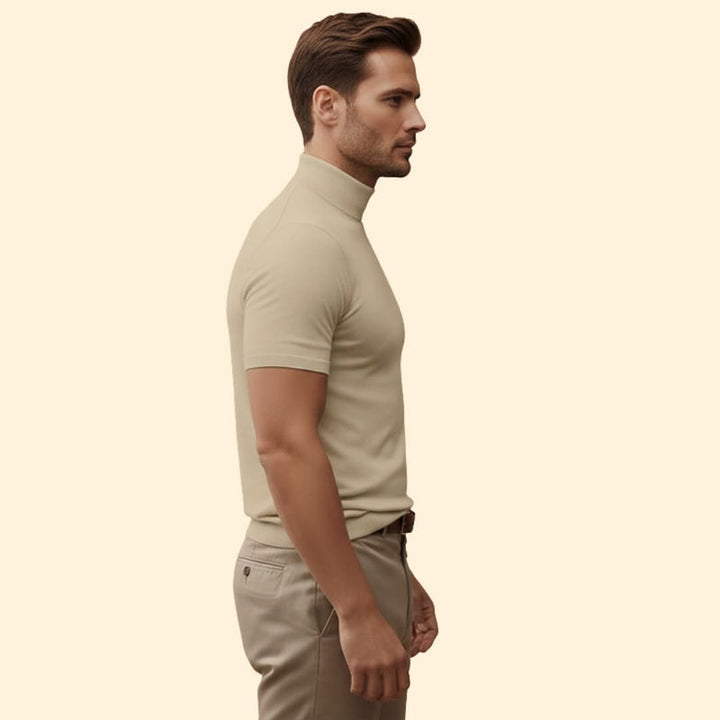 Men’s Modern Mock Neck Tee