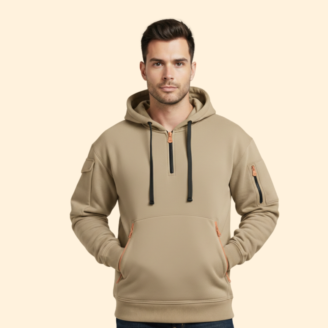Men’s Modern Zip Hoodie