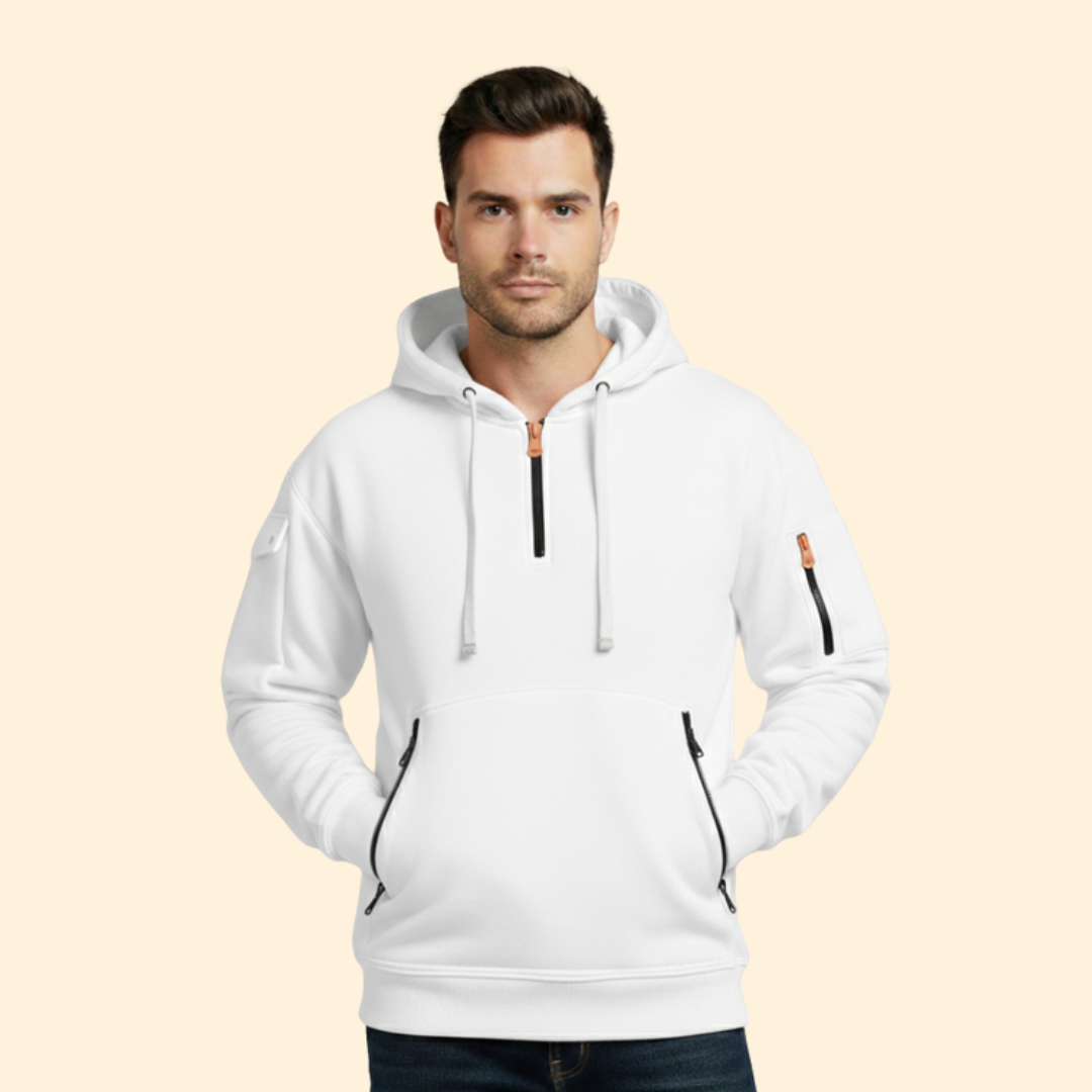Men’s Modern Zip Hoodie