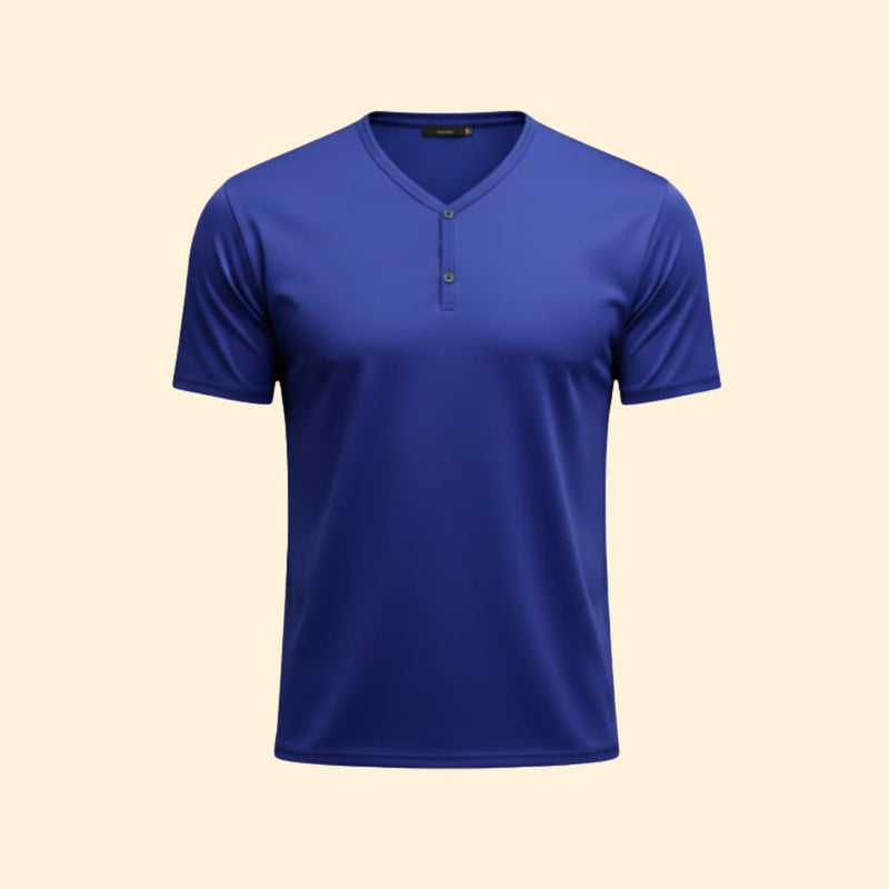 Men’s Performance Henley Tee