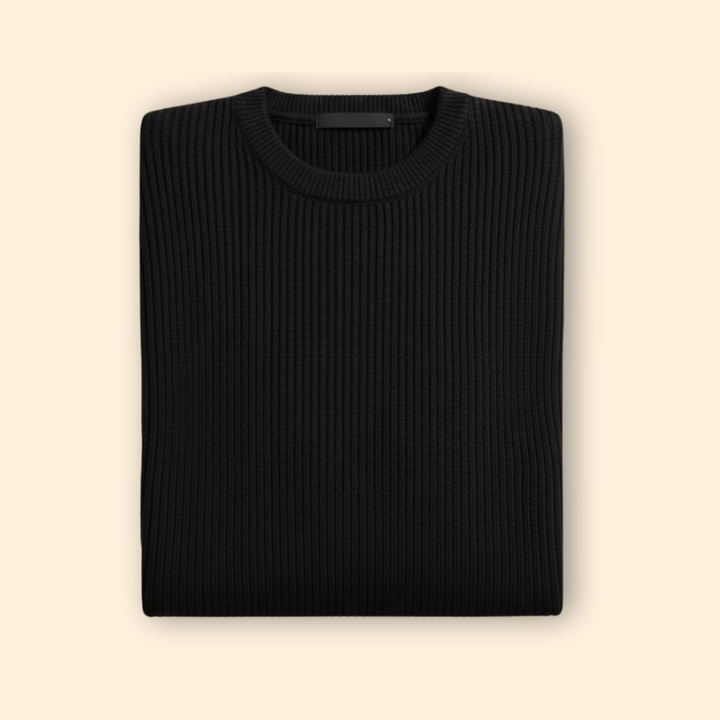 Men's Ribbed Knit Jumper