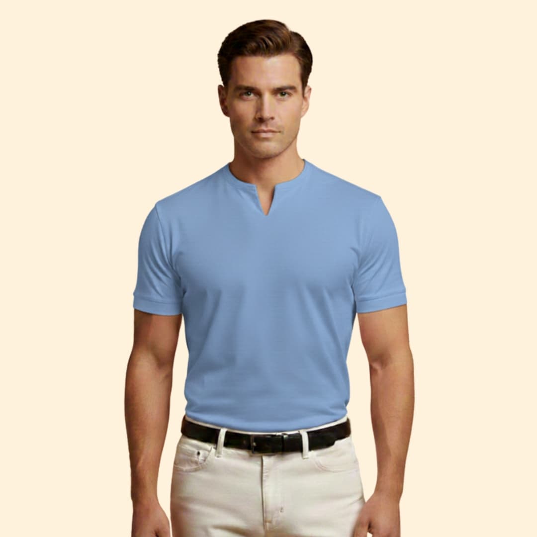 Men's Stylish V-Neck Tee