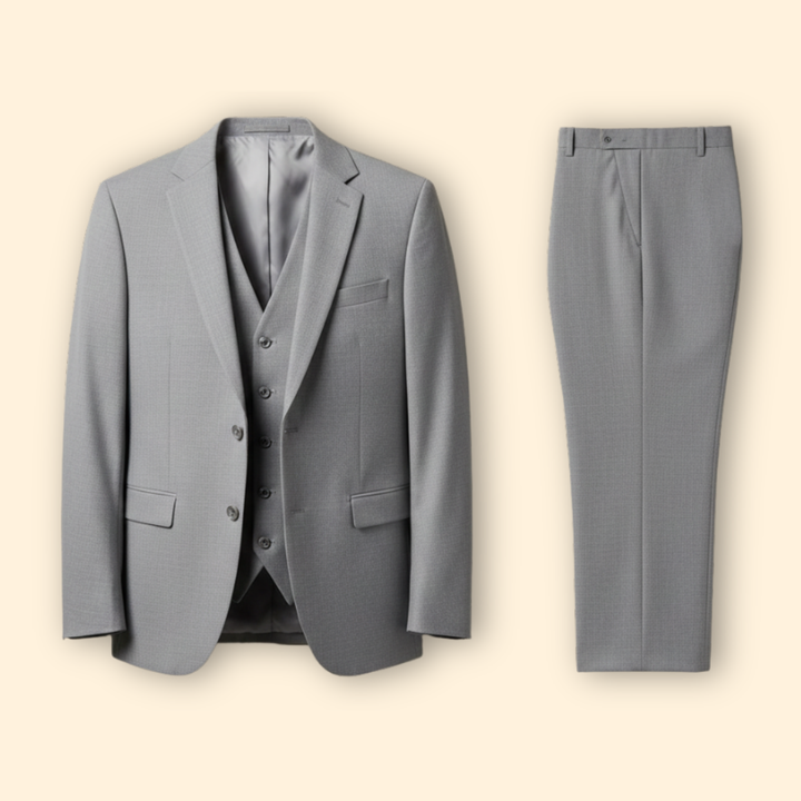 Men’s Suit Three-Piece Style