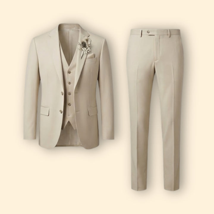 Men's Three-Piece Suit Elegance