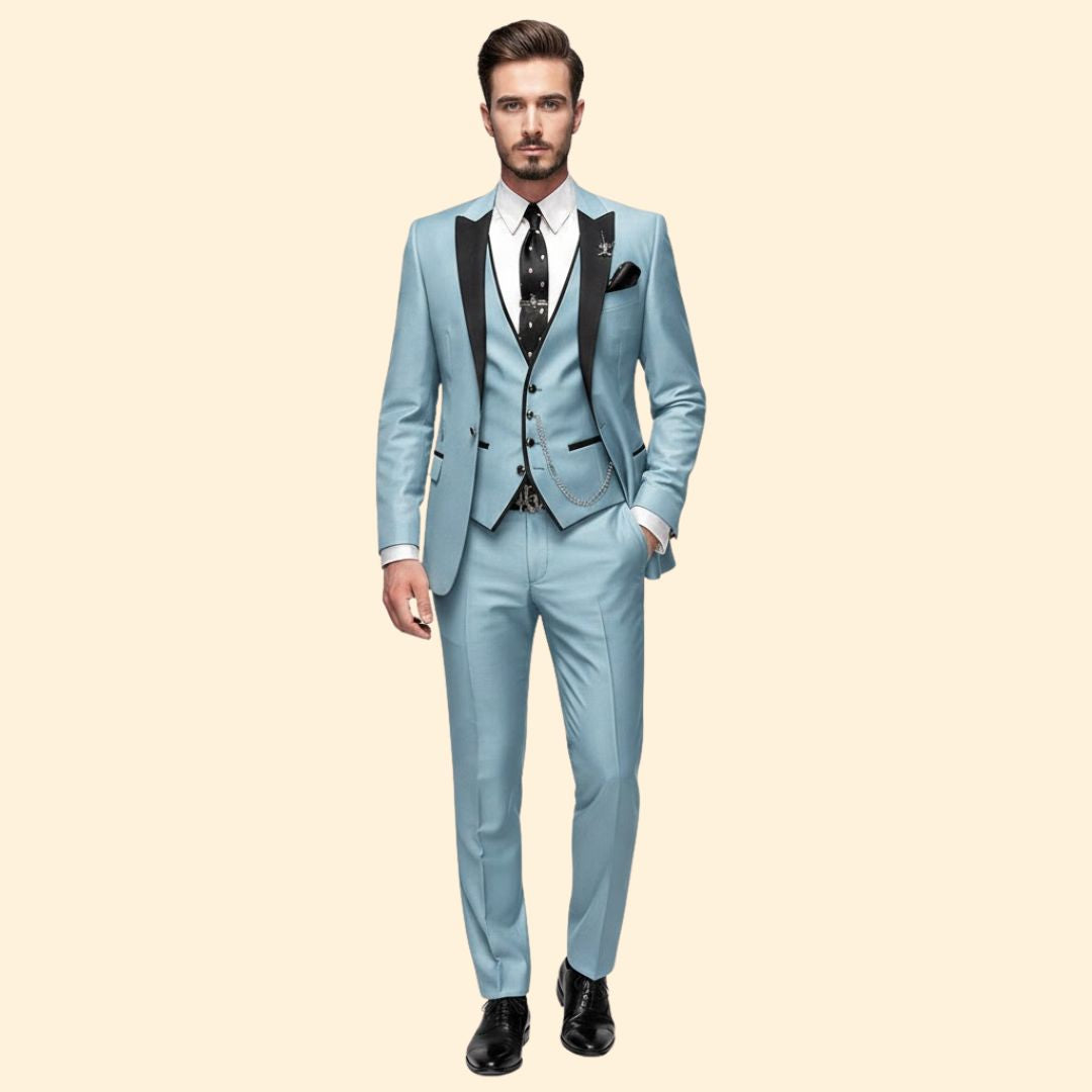 Men’s Three-Piece Suit Elegance