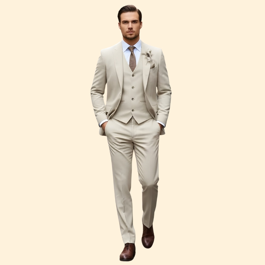 Men's Three-Piece Suit Elegance