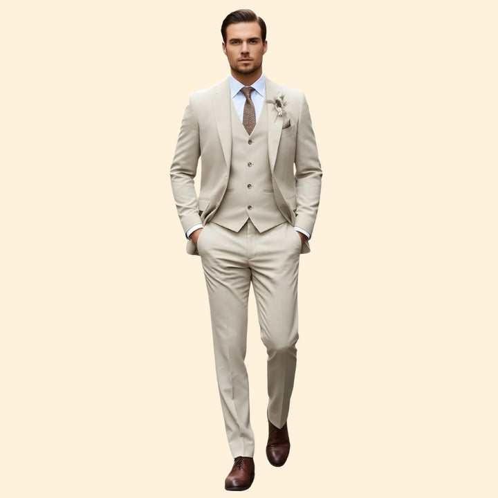 Men's Three-Piece Suit Elegance
