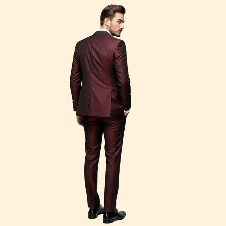 Men’s Three-Piece Suit Elegance