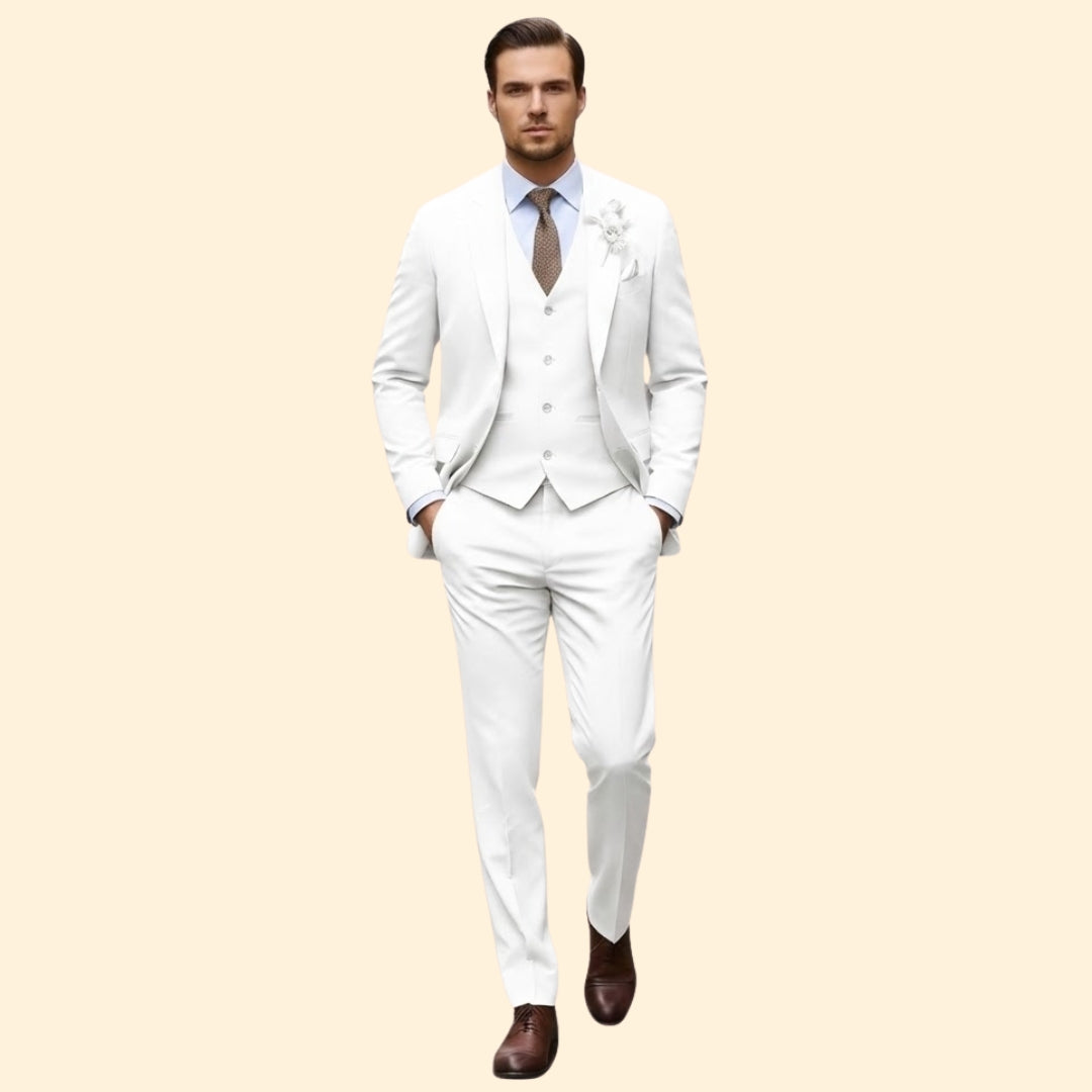 Men's Three-Piece Suit Elegance