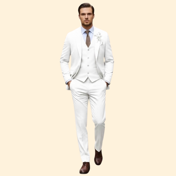 Men's Three-Piece Suit Elegance