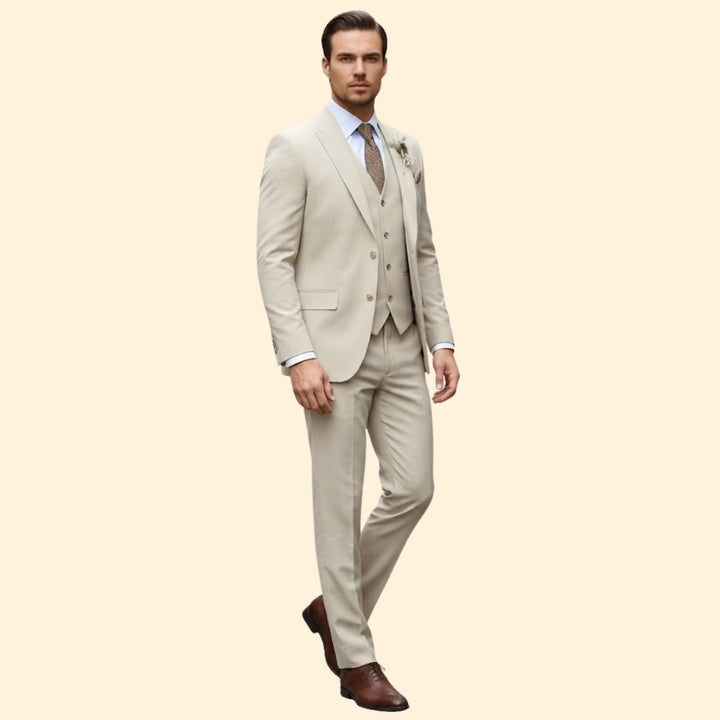 Men's Three-Piece Suit Elegance