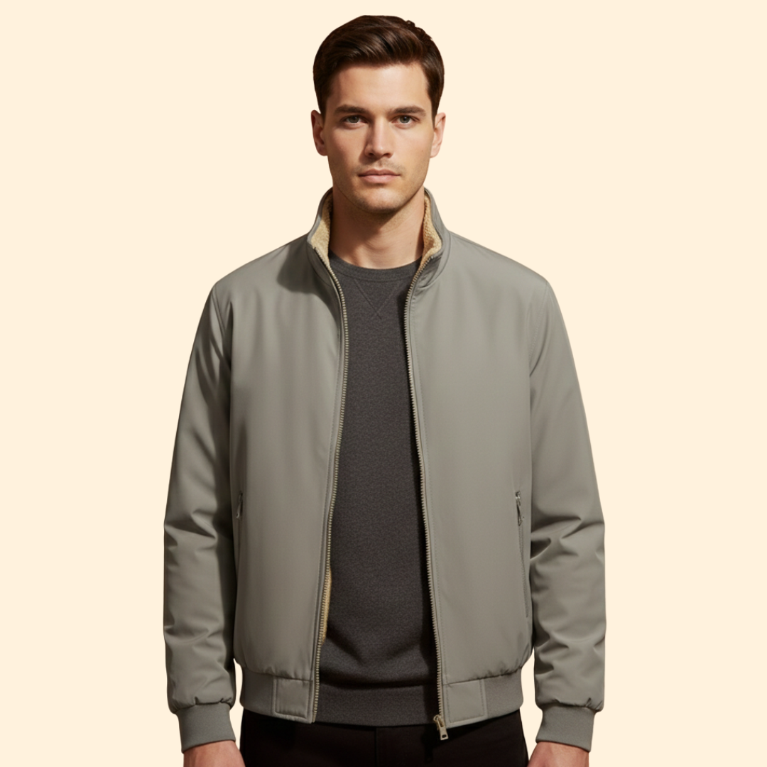 Men’s Winter Puffer Bomber Jacket