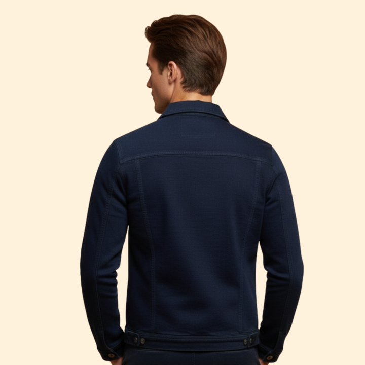 Men’s Denim Bomber Jacket