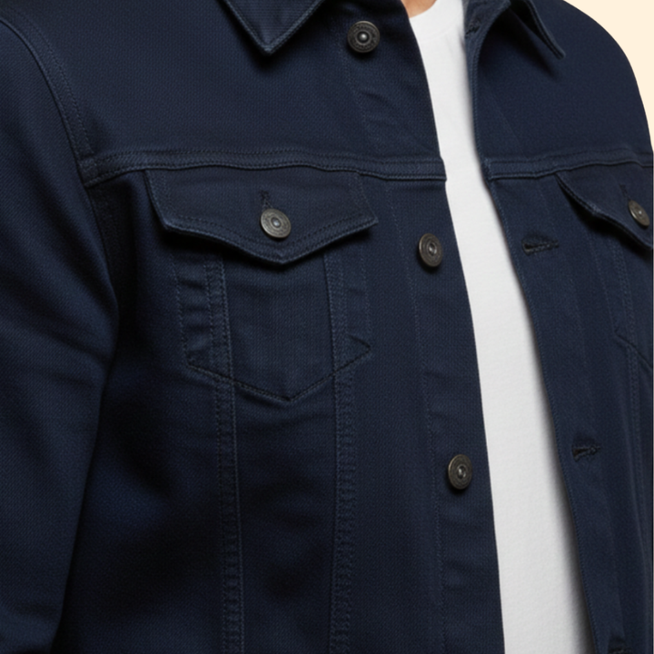 Men’s Denim Bomber Jacket