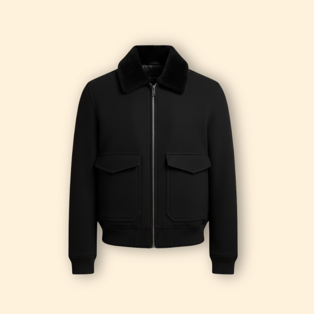 Men’s Minimal Bomber Jacket