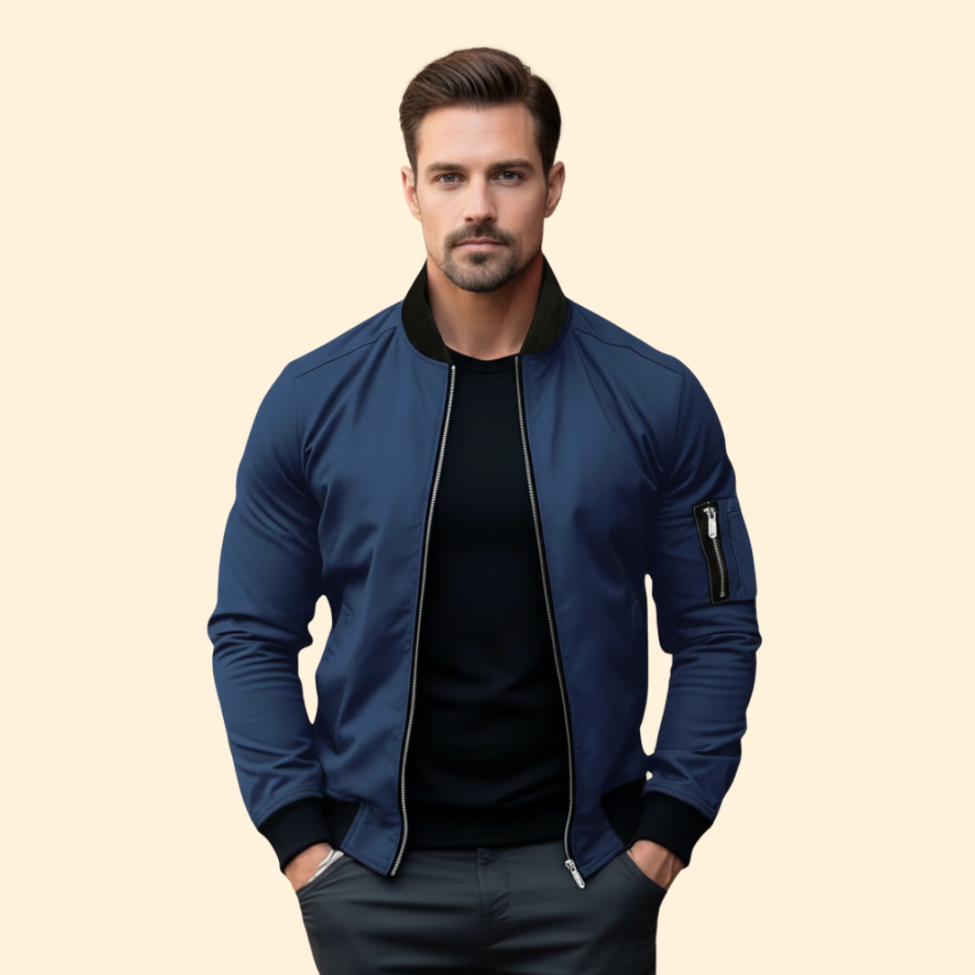 Men’s Modern Bomber Jacket
