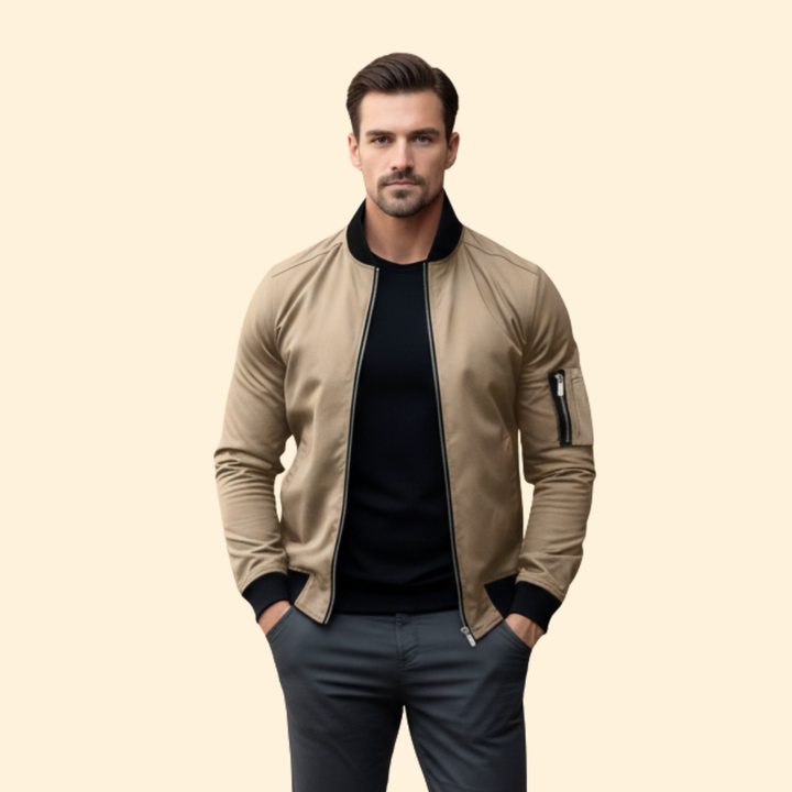 Men’s Modern Bomber Jacket