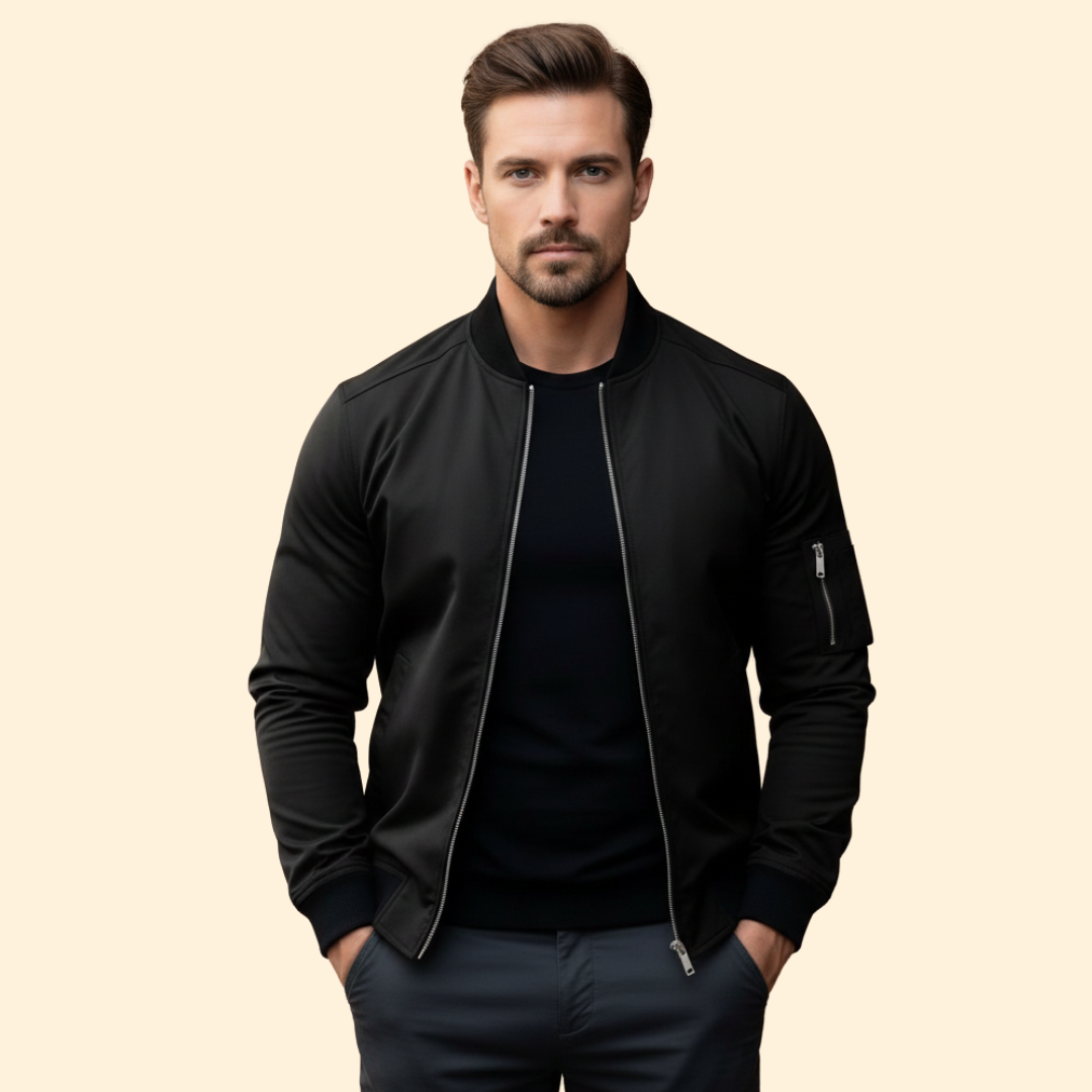 Men’s Modern Bomber Jacket
