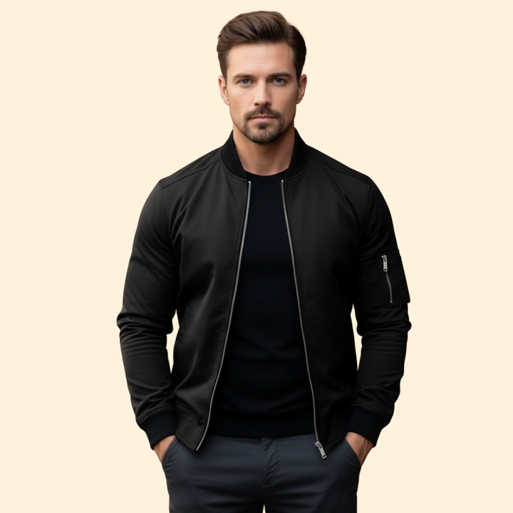 Men’s Modern Bomber Jacket