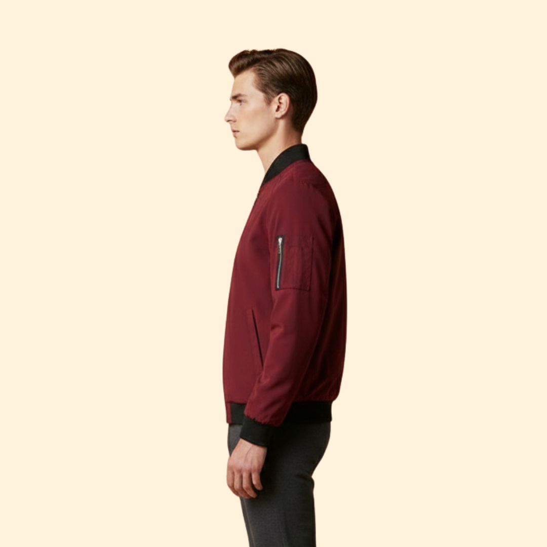 Men’s Modern Bomber Jacket