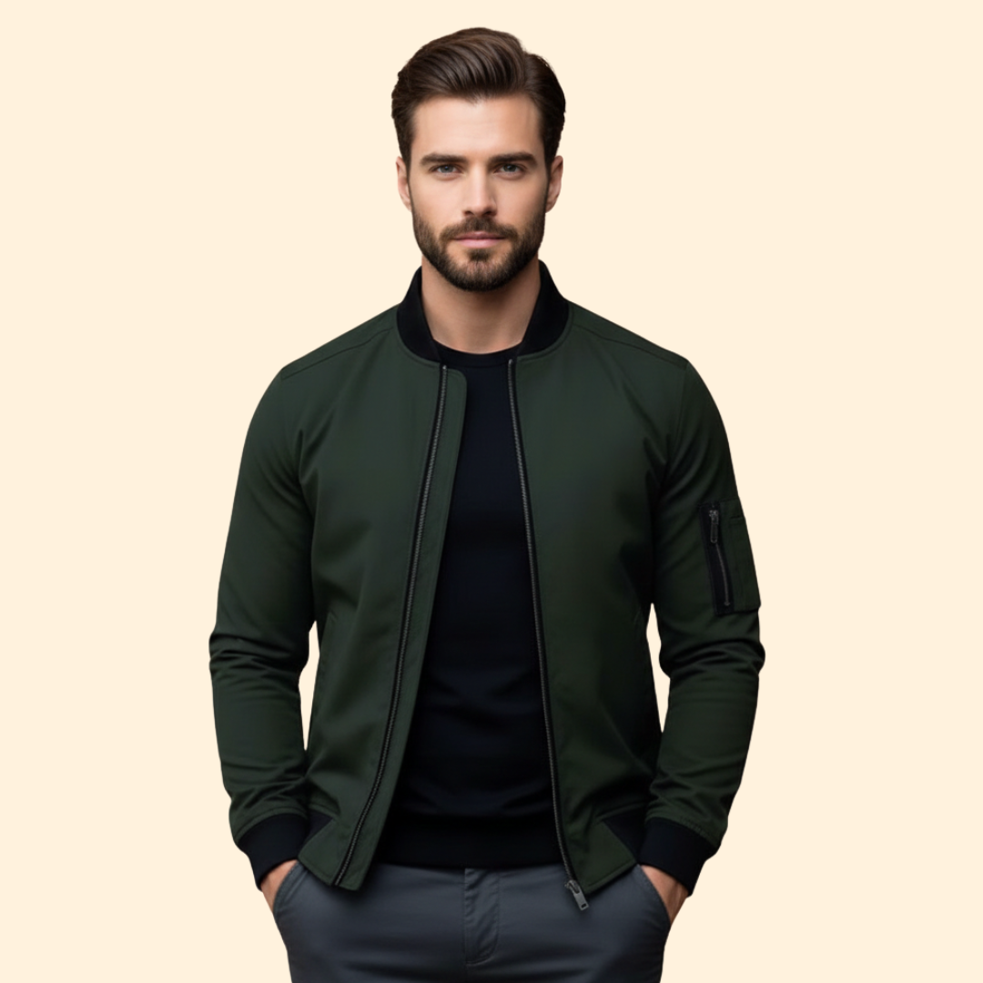 Men’s Modern Bomber Jacket