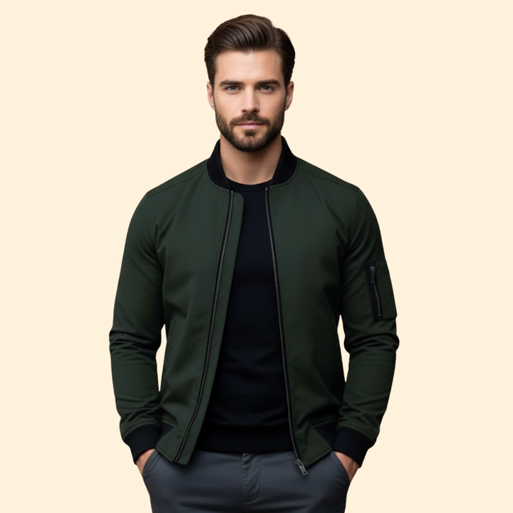 Men’s Modern Bomber Jacket