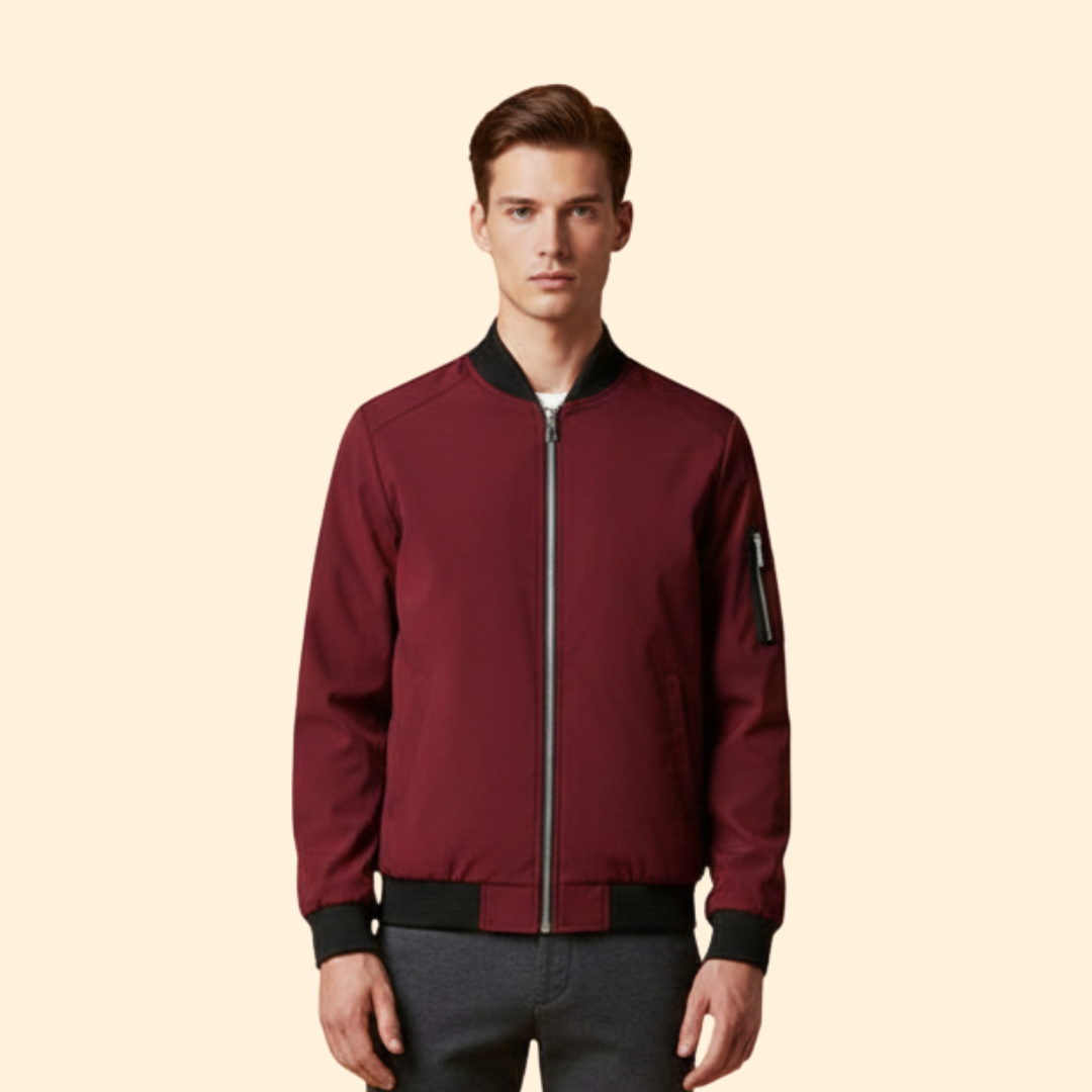 Men’s Modern Bomber Jacket