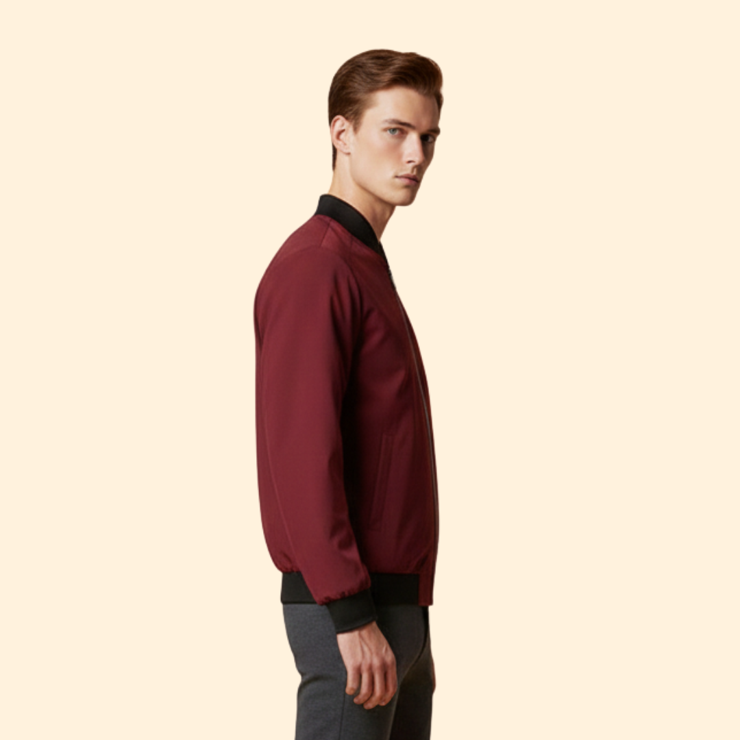 Men’s Modern Bomber Jacket