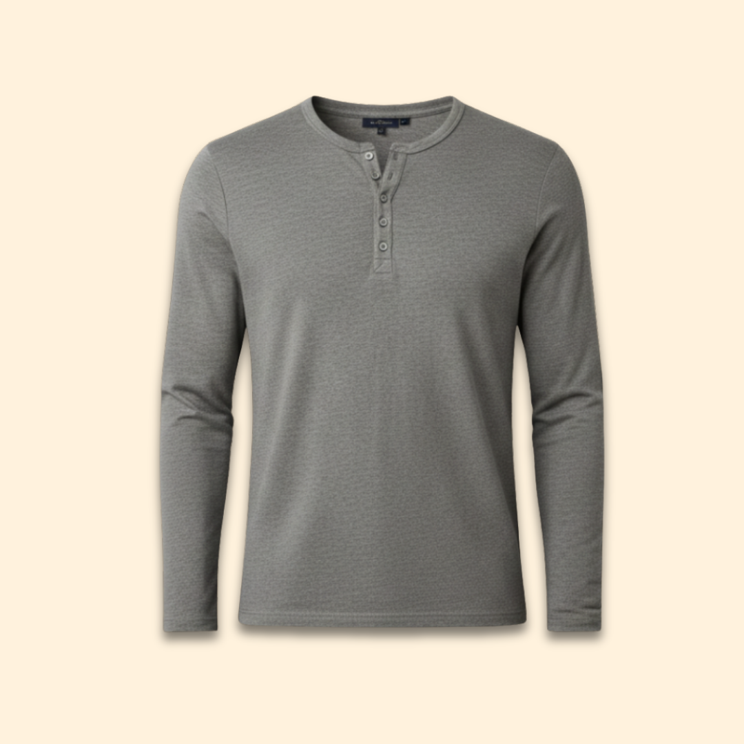 Men's Classic Long-Sleeve Henley