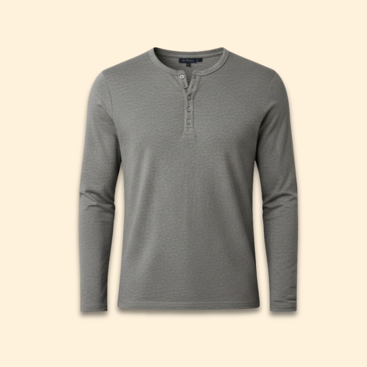 Men's Classic Long-Sleeve Henley