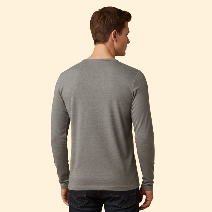 Men's Classic Long-Sleeve Henley