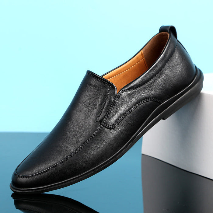Men's Slip-On Loafers with Elastic Gusset for Smart Casual