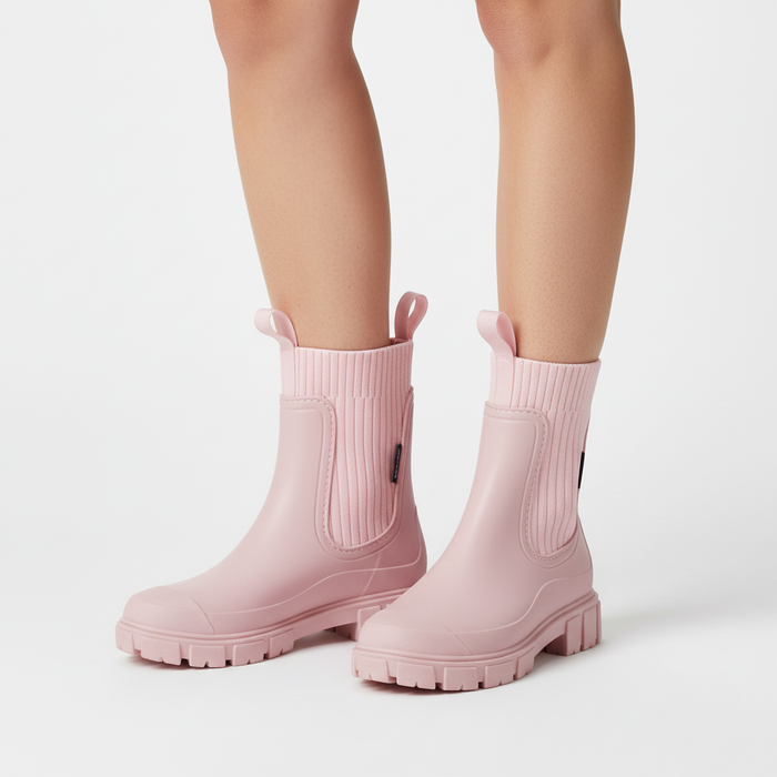Women's Chelsea Ankle Boots Chunky Sole Waterproof