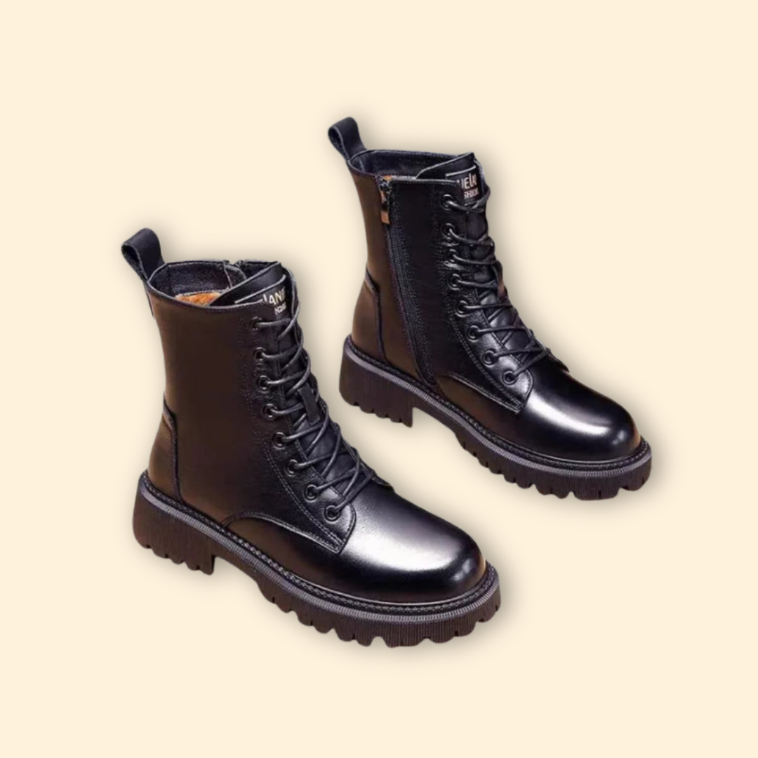 Winter Lined Lace Up Boots