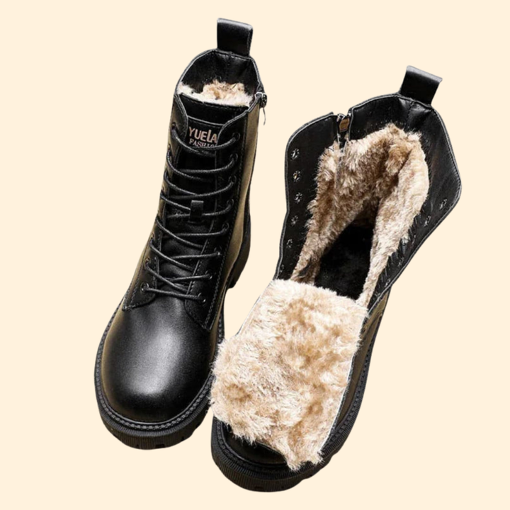 Winter Lined Lace Up Boots
