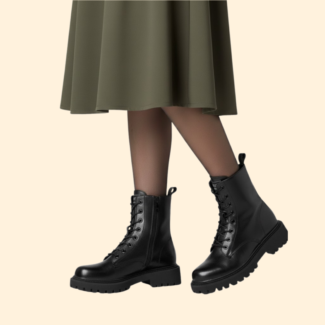Winter Lined Lace Up Boots