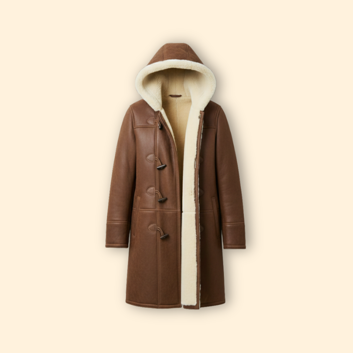 Winter Shearling Duffle Coat