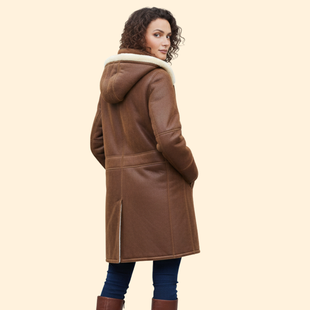 Winter Shearling Duffle Coat