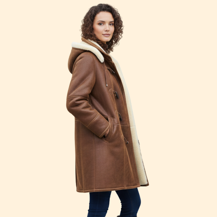 Winter Shearling Duffle Coat