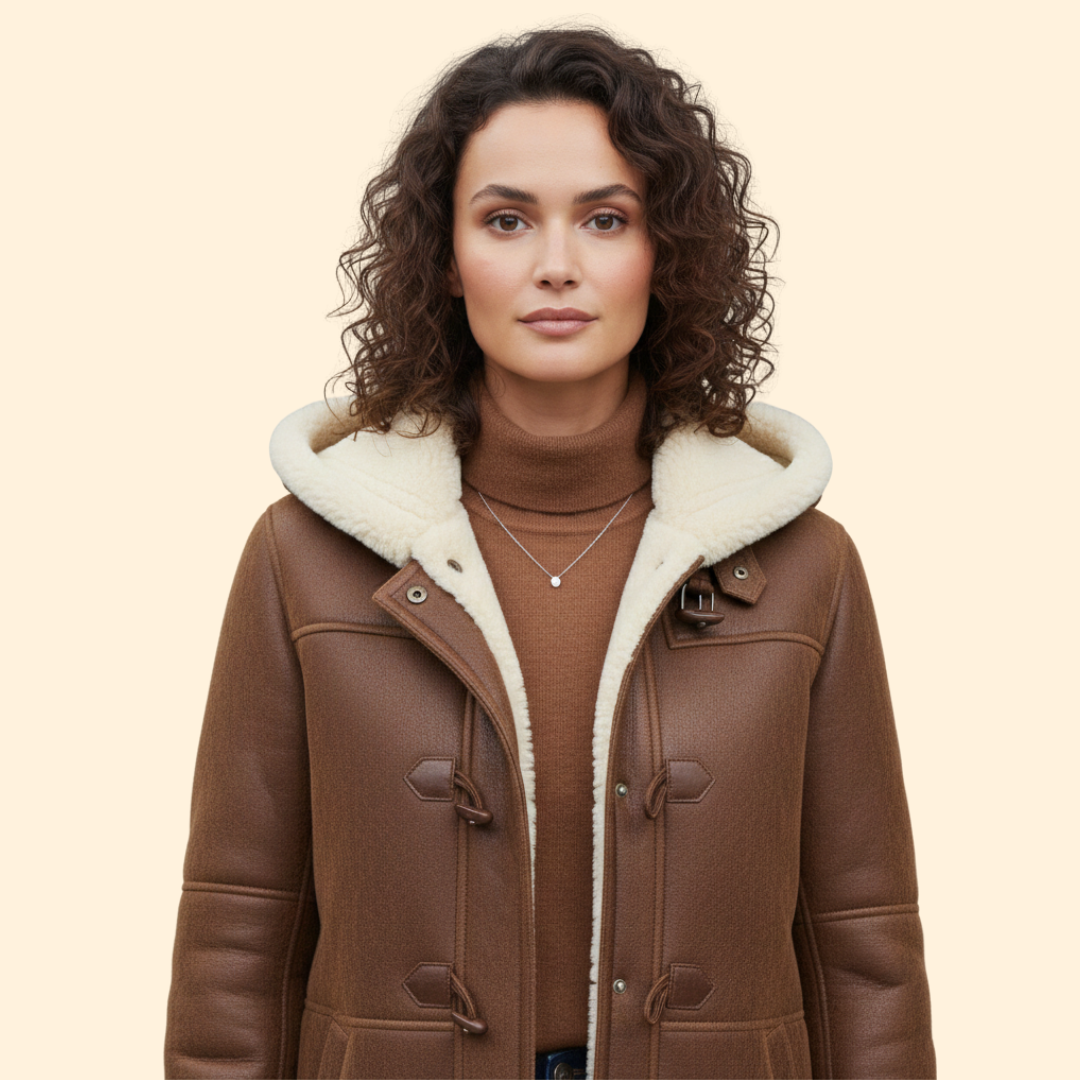 Winter Shearling Duffle Coat