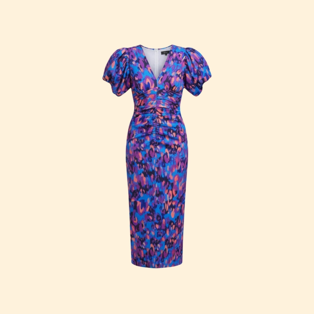 Women's Bold Puff Sleeve Dress