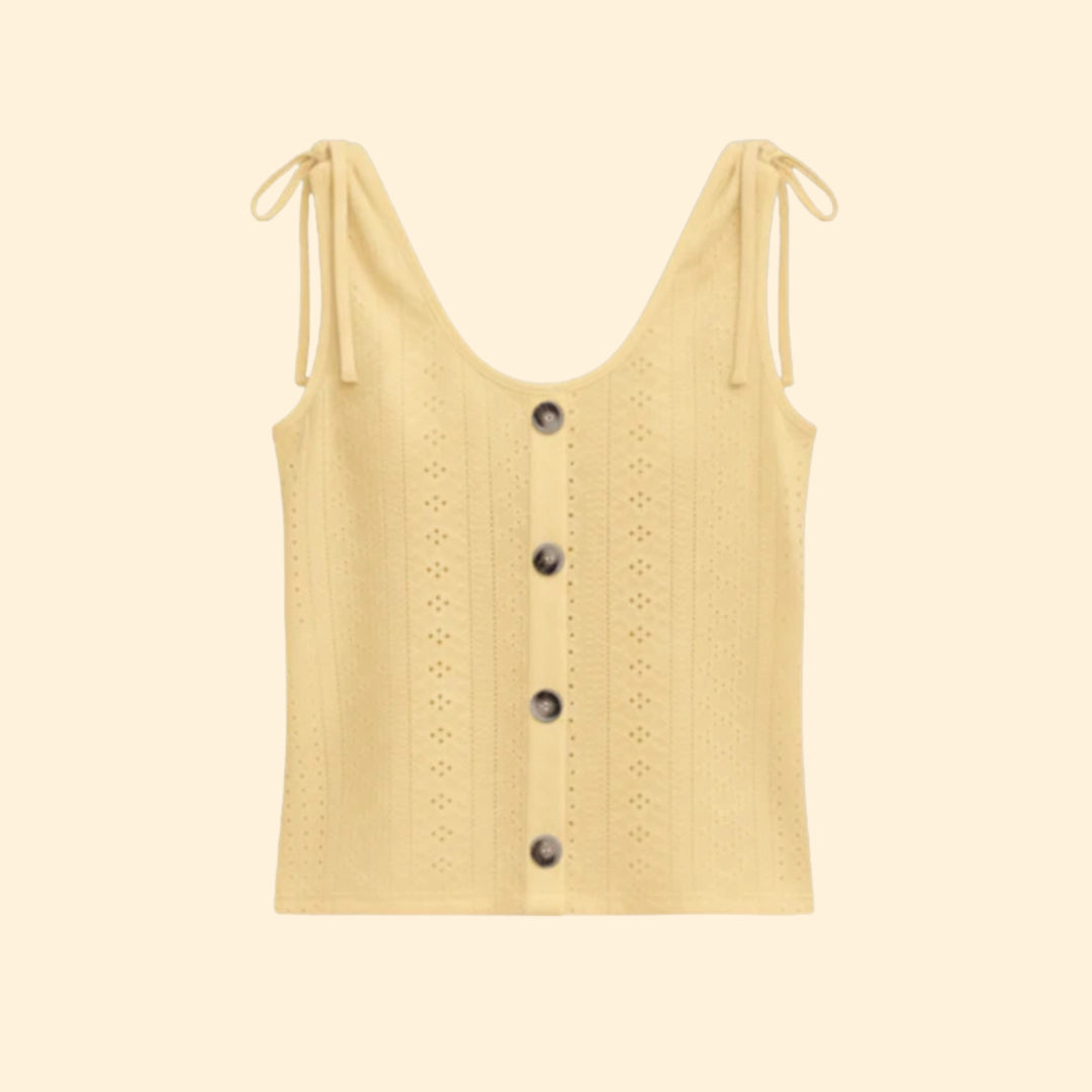 Women's Button-Down Tank Top