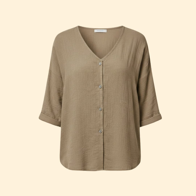 Women’s Button-Down V-Tee