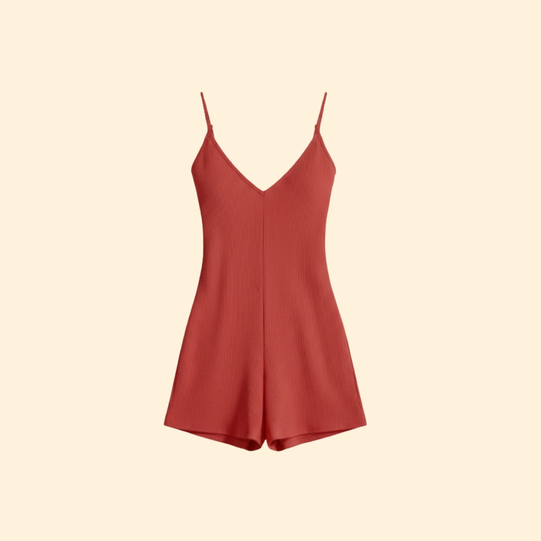 Women’s Sleeveless Romper Design