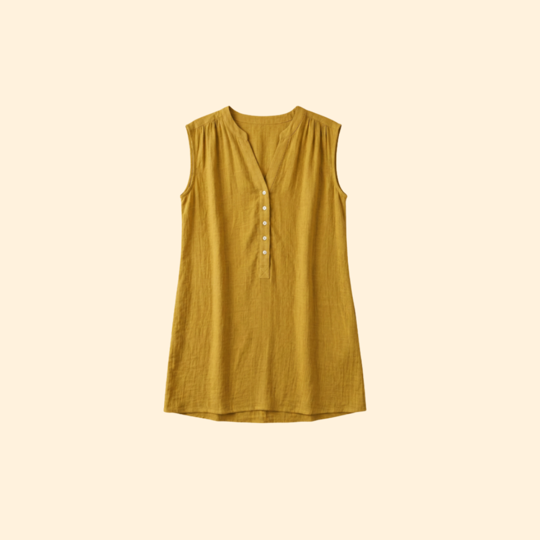 Women's Casual Button-Down Beach Dress