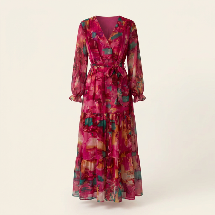 Women's Chic Flowing Floral Dress
